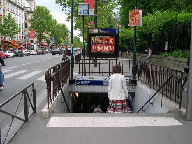  Bouche de métro Cluny  La Sorbonne (5e)